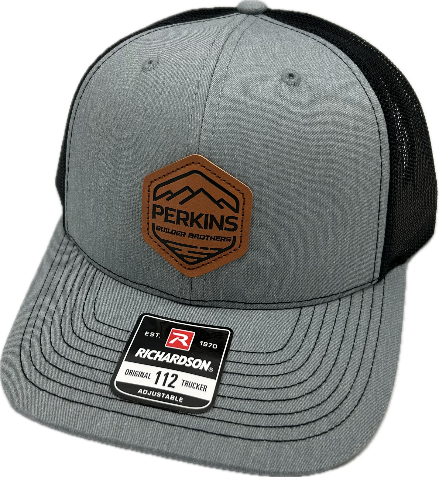 Sombrero con parche de cuero Perkins Builder Brothers